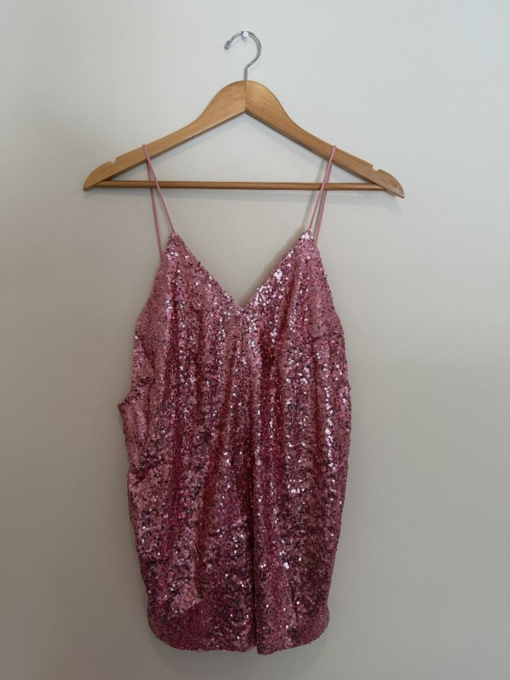 Motel Rocks | Corsica Sequin Playsuit in Rose Pink